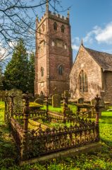 The south west tower from the churchyard