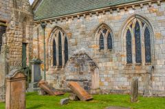 The south exterior wall