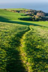 The trail down from the Oratory