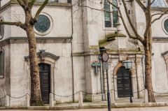 The main church entrance