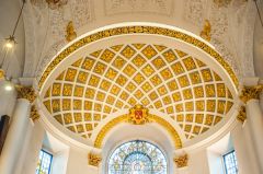 The domed apse ceiling