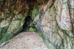 Inside the largest of Keil Caves