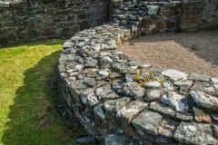 Foundation wall of the Presbytery