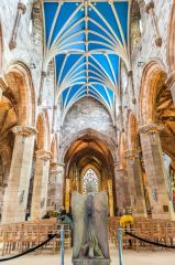 Looking down the nave from the west end