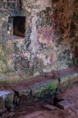 Aumbry and stone bench