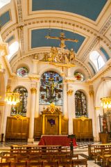 The east end of the church