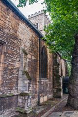 The south wall of St Mary le Wigford