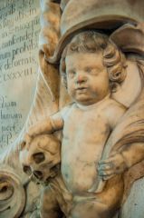 18th century memorial detail