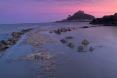 St Michael's Mount, Sunset over the causeway