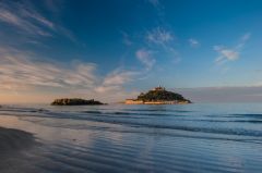 St Michael's Mount, Morning at Mounts Bay