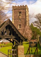 The lych gate and tower