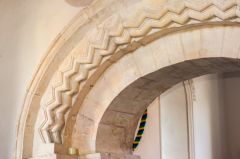 The 12th century chancel arch