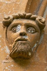 Carving on Stanway church
