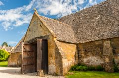The 14th century tithe barn