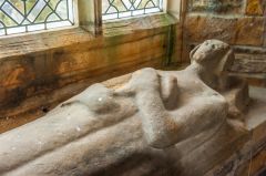 Medieval Catterick effigy