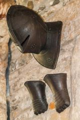 Smithson ceremonial armour on the wall