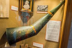 The 'vamping horn' in Steyning Museum