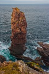 Old Man of Stoer, The sea stack from above