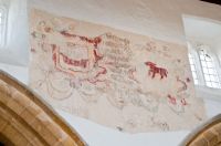 Wall paintings in nave