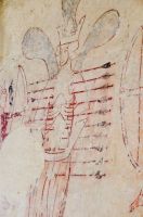 Wall painting of St Edmund