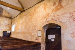 Wall paintings on the south wall