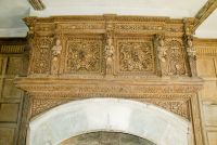 Stokesay Castle, Jacobean overmantle