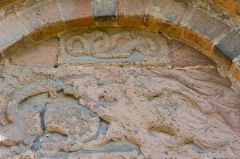 Stoneleigh, St Mary's Church, Nroman tympanum