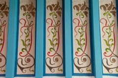 South aisle painted ceiling