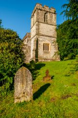 The churchyard and tower
