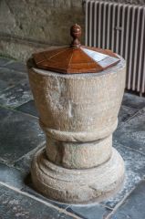 The 12th century Norman font