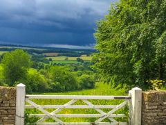 View across the Dikler valley