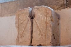 Caerved medieval stone, south transept