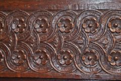 Tudor carved panelling