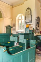 Restored Georgian box pews