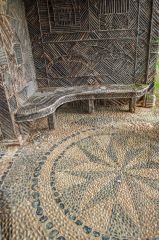 Inside the 19th century summerhouse