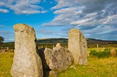 Recumbent stone and flankers again
