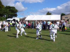 Morris dancers at the Cheese Festival (c) Nigel Mykura