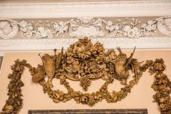 Grinling Gibbons carving in the drawing room
