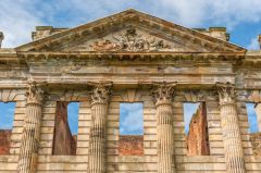 Sutton Scarsdale Hall, The west portico