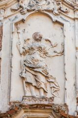 Sutton Scarsdale Hall, Early 18th century plasterwork figure