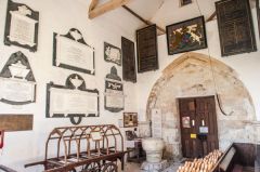 The chancel interior