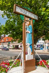 The Pedlar of Swaffham town sign