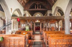 Looking down the nave to the screen