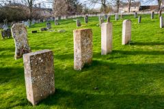 The Mitford sisters graves in the churchyard