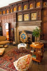 Oe of the restored Jacobean rooms