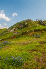 Climbing to the castle