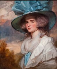 Mrs Robert Trotter of Bush, by George Romney, 1788