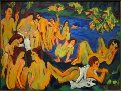 Ernst Kirchner, Bathers at Moritzburg