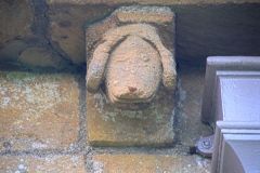 Corbel head of a dog