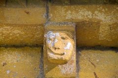 A smiling face corbel